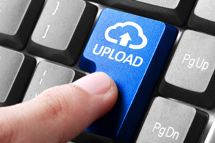 Click to upload your digital files securely
